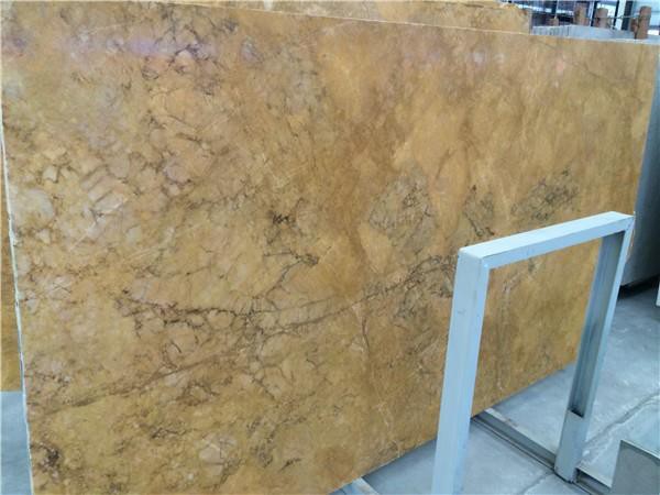 gold vein marble slab