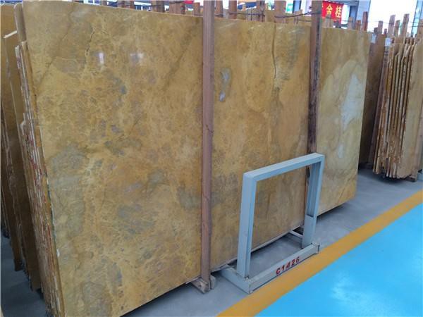 gold vein marble slab for project