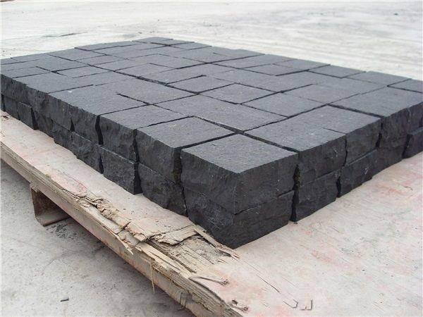 zhangpu black granite cube stone pavers