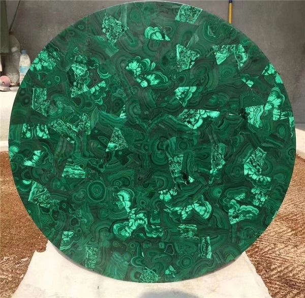 green semi precious stone slabs for project