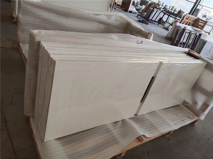 absolute white quartz kitchen counter island