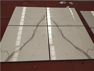 カラカッタ大理石タイルのバスルーム