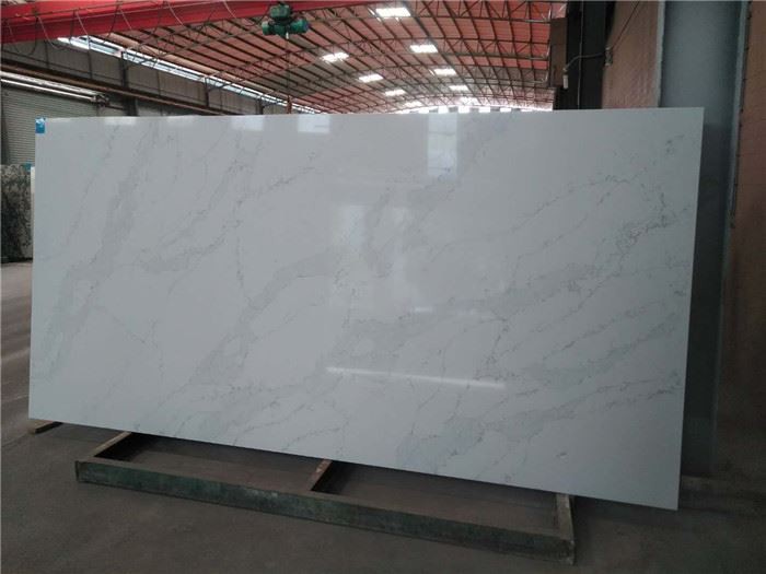 unique calacatta quartz compac slab