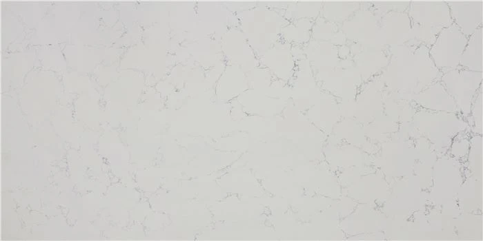 white quartz stone wall slab