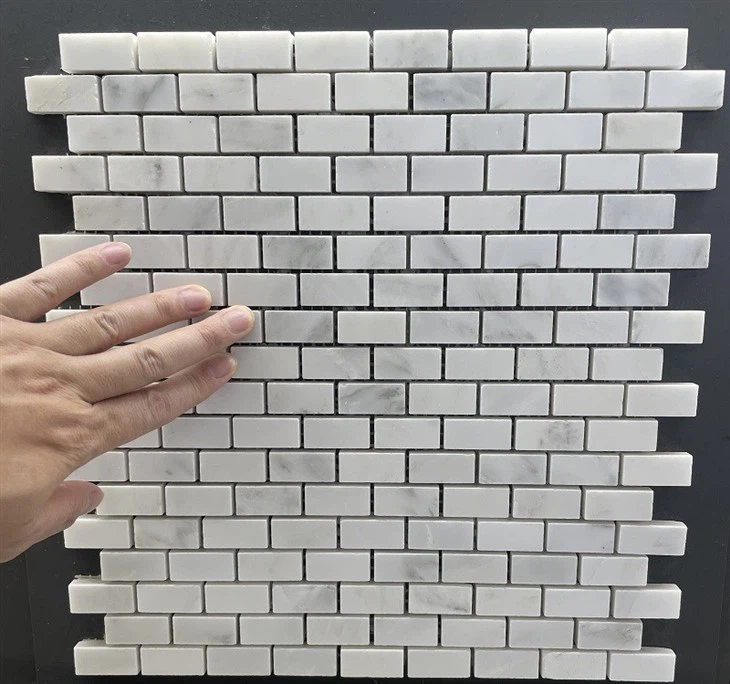 white Marble Brick Mosaic