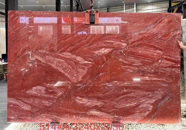 Red Quartzite slab