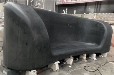 黒御影石ベンチ