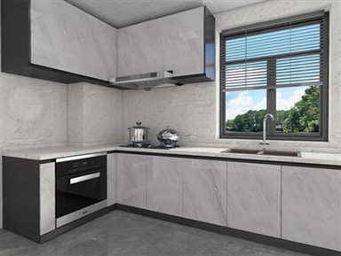 ホワイトフュージョンクォーツカウンタートップ